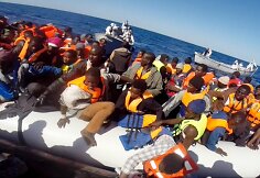 Migrantai Viduržemio jūroje