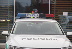 Policijos reidas Kauno Europos pr.