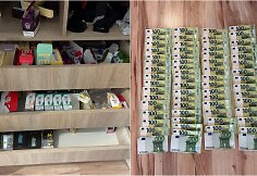 Kauno policijos sulaikyti neteisėti elektroninių cigarečių skysčių buteliukai ir vienkartinės elektroninės cigaretės