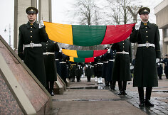 Valstybės vėliavos pakėlimo ceremonija 