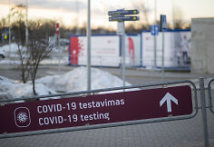 Covid-19 patikros punktas Vilniaus oro uoste
