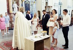 Julijos ir Lauryno Žižių dukrų krik&scaron;tynos