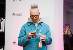Knygos pristatymo akimirka