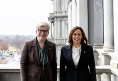 I.&Scaron;imonytė lankosi JAV, susitiko su K.Harris