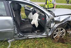Gaidelių kaime nuo kelio nuvažiavo &bdquo;Opel Vectra&ldquo; su penkiais žmonėmis.