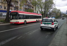 Įvykis stotelėje, Žvėryne (Vilnius).