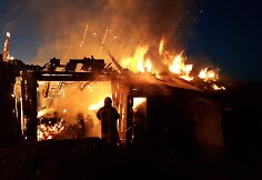 Sudegė daugiavaikės &scaron;eimos prižiūrimas ūkinis pastatas
