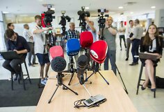 Remigijaus &Scaron;ima&scaron;iaus spaudos konferencija
