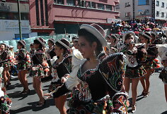 Tradicinis Gran Poder karnavalas Bolivijoje
