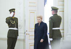Prezidentė Dalia Grybauskaitė pasveikino ir ordino &bdquo;Už nuopelnus Lietuvai&ldquo; medaliu apdovanojo daugiavaikes motinas