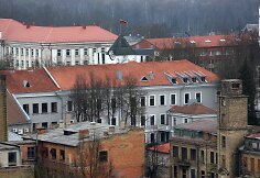 &Scaron;iaulių panorama nuo &bdquo;&Scaron;iaulių&ldquo; vie&scaron;bučio stogo