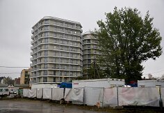 Vilniaus Kalvarijų gatvėje statomi daugiabučiai namai