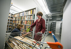Nacionalinės bibliotekos saugykloje &ndash; ir kelis de&scaron;imtmečius skaitytojams nebereikalingos knygos