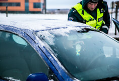 Vilniaus kelių policijos reidas sekmadienio ryte