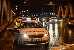 Penktadienio vakaro Vilniaus policijos reidas