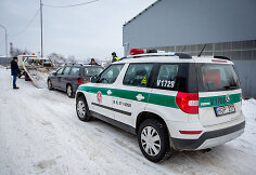 Policija sulaikė bėglio automobilį