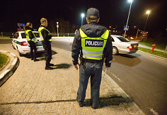 Kelių policijos naktinis penktadienio reidas