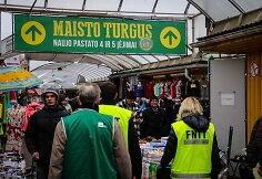 Tikrintojai Gariūnų turguje