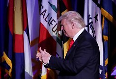 Donaldo Trumpo kalba laimėjus prezidento rinkimus