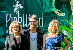 Jevgenijus Trafimovas (centre), Alma Latvytė (de&scaron;inėje)