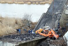 Sugriuvęs tiltas Kaliningrade
