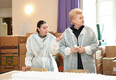 Prezidentė Vilniaus arkivyskupijos „Carito“ Amatų mokymo centre