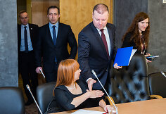 Jurgita Petrauskienė ir Saulius Skvernelis