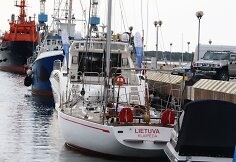 Jachtos &bdquo;Lietuva&ldquo; kapitonas Osvaldas Kudzevičius.