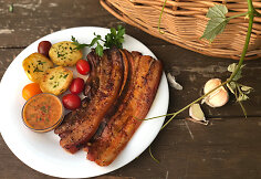 Kiaulienos &scaron;oninė amerikieti&scaron;kame marinate