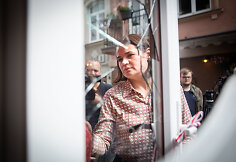 Suvenyrų parduotuvė po vandalizmo