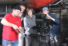 Filmavimo aik&scaron;telėje 