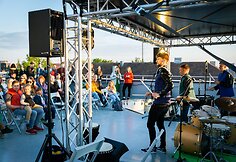 Jaunimo muzikos festivalio &bdquo;&Scaron;iauliai gyvai&ldquo; akimirka