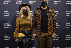 Filmų festivalio &bdquo;Nepatogus kinas&ldquo; atidarymo akimirka