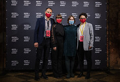 Filmų festivalio &bdquo;Nepatogus kinas&ldquo; atidarymo akimirka
