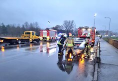 Panevėžyje nuskendo BMW automobilis