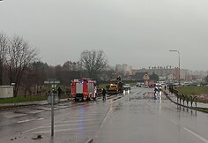 Panevėžyje nuskendo automobilis: vyksta gelbėjimo operacija