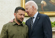 Ukrainos prezidentas V.Zelenskis susitinka su JAV prezidentu J.Bidenu Baltuosiuose rūmuose 