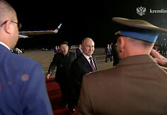 V.Putinas atvyko į &Scaron;iaurės Korėją