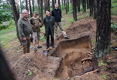 Merkinėje archeologai atkasė trijų partizanų palaikus