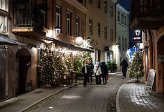 Kalėdiškai pasipuošęs Vilnius
