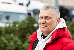 Lietuvos vežėjų asociacijos protestas prie Seimo