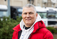 Lietuvos vežėjų asociacijos protestas prie Seimo