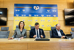 Viktorija Čmilytė - Nielsen, Laurynas Kasčiūnas, Saulius Skvernelis