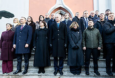 Marta Nawrocka, Karolis Nawrockis, Diana Nausėdienė, Gitanas Nausėda, Olena Zelenska, Volodymyras Zelenskis