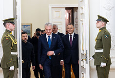 Volodymyras Zelenskis, Gitanas Nausėda, Karolis Nawrockis