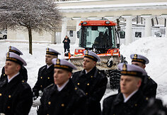Danijos Karaliaus Frederiko X ir karalienės Mary oficiali pasitikimo ceremonija prezidentūroje