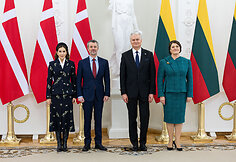 Karalienė Mary, Danijos karalius Frederikas X, Gitanas Nausėda, Diana Nausėdienė