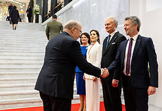 Diana Nausėdienė, Karalienė Mary, Gitanas Nausėda, Danijos karalius Frederikas X