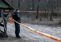 Ant Lavyso ežero nukritęs objektas