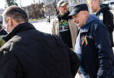 Sąjūdžio &bdquo;Už Lietuvos mi&scaron;kus&ldquo; mitingas prie&scaron; Kapčiamiesčio poligoną